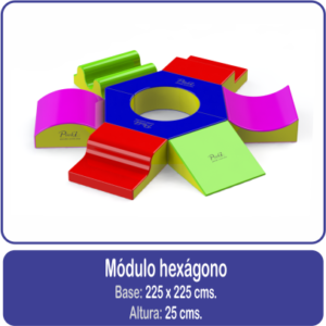 Módulo hexágono estimulación temprana psicomotricidad